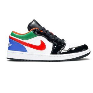 Nike Jordan 1 Low Multi-Color Black Toe Women's Size 9 CZ4776-101
